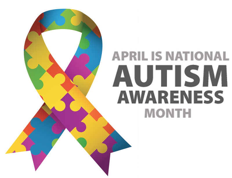  A Graphic Stating Autism Appreciation Month for April